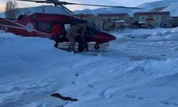 Bingöl’de Hamile Kadın Ambulans Helikopterle Hastaneye Sevk Edildi