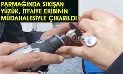 Bingöl'de Parmağına Yüzük Sıkışan Vatandaşın İmdadına İtfaiye Ekibi Yetişti