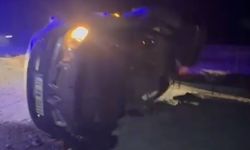 Sarıkamış’ta Otomobil Yan Yattı: 2 Yaralı
