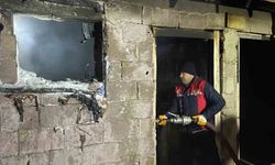 Van’ın Çaldıran İlçesinde Odunluk Yangını