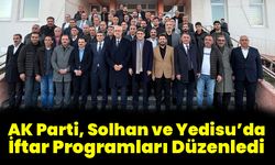 AK Parti, Solhan ve Yedisu’da İftar Programları Düzenledi