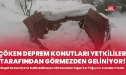 Çöken Deprem Konutları Yetkililer Tarafından Görmezden Geliniyor!