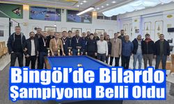 Bingöl’de Bilardo Şampiyonu Belli Oldu