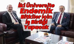 İki Üniversite Endemik Bitkiler İçin İş Birliği Yapacak