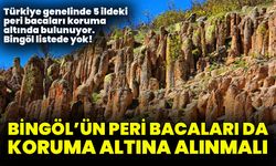 Bingöl’ün Peri Bacaları Da Koruma Altına Alınmalı