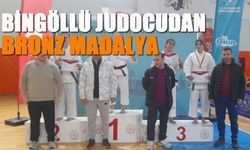 Bingöllü Judocudan Bronz Madalya