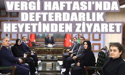 Vali Çelik, Defterdarlık Heyetini Kabul Etti