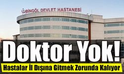 Doktor Yok, Hastalar İl Dışına Gitmek Zorunda Kalıyor