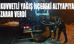 Genç’te Kuvvetli Yağış Kanalizasyon Hattına Zarar Verdi