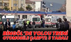 Bingöl’de Yolcu Treni Otomobile Çarptı: 3 Yaralı