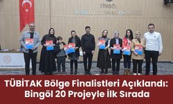 TÜBİTAK Bölge Finalistleri Açıklandı: Bingöl 20 Projeyle İlk Sırada