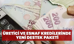 Üretici Ve Esnaf Kredilerinde Yeni Destek Paketi