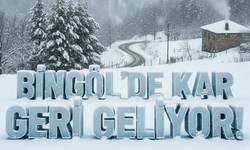 Bingöl’de Kar Geri Geliyor!