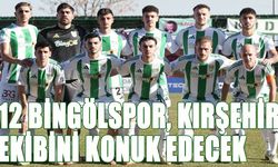 12 Bingölspor'un Konuğu: Kırşehir Ekibi