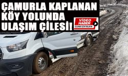 Bingöl'de Yolu Çamurla Kaplı Köydeki Öğrencilerin Ulaşım Çilesi!