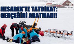 Bingöl Hesarek Kayak Merkezi’nde Tatbikat
