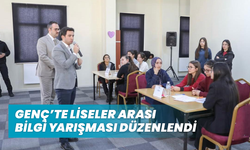 Genç’te Liseler Arası Bilgi Yarışması Düzenlendi