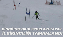 Bingöl’de Okul Sporları Kayak İl Birinciliği Tamamlandı
