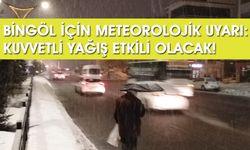 Bingöl'de Yarına Dikkat! Meteorolojiden Kuvvetli Yağış Uyarısı