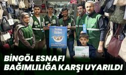 Bingöl Esnafı Bağımlılığa Karşı Uyarıldı