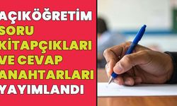Açıköğretim Sınav Soruları Yayımlandı