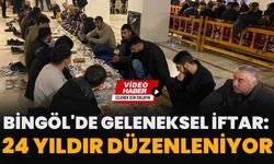 Bingöl'de Geleneksel İftar: 24 Yıldır Düzenleniyor