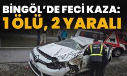 Bingöl’de Feci Kaza: 1 Ölü, 2 Yaralı