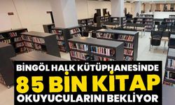 Bingöl Halk Kütüphanesinde, 85 Bin Kitap Okuyucularını Bekliyor