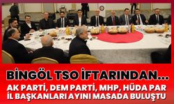 AK Parti, DEM Parti, MHP, Hüda Par İl Başkanları Ayını Masada Buluştu