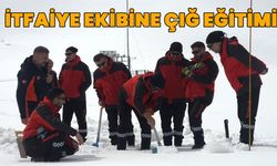Bingöl’de İtfaiye Ekibine Çığ Eğitimi