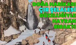 Bingöl'de Yılın 4 Mevsiminde Eşsiz Manzarasıyla Hayran Bırakıyor: Çır Şelalesi