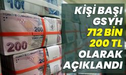 Kişi Başı Gayrisafi Yurt İçi Hasıla 712 Bin 200 TL Olarak Açıklandı