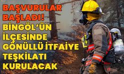 Bingöl’ün İlçesinde 'Gönüllü İtfaiye Teşkilatı' Kurulacak