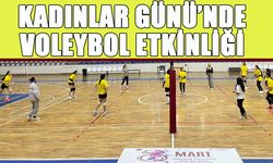 Bingöl’de Kadınlar Günü’nde Voleybol Etkinliği