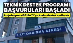 Teknik Destek Programı Başvuruları Başladı
