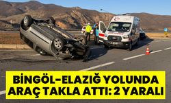 Bingöl-Elazığ Yolunda Feci Kaza: 2 Yaralı