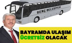 Bingöl'deki Belediyeden Bayramda Ücretsiz Ulaşım!