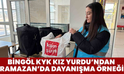 Bingöl KYK Kız Yurdu’ndan Ramazan’da Dayanışma Örneği