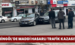 Bingöl’de Maddi Hasarlı Trafik Kazası!