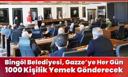 Bingöl Belediyesi, Gazze’ye Her Gün 1000 Kişilik Yemek Gönderecek