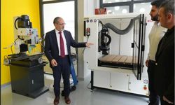 Rektör Çelik, Milli Teknoloji Atölyesi’ni İnceledi