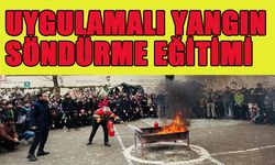 Genç'te Yangın Tatbikatı