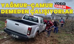 Bingöl’de Yağmur-Çamur Demeden Çalışmalarını Sürdürüyorlar