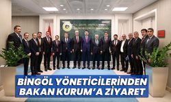 Bingöl Yöneticilerinden Bakan Kurum’a Ziyaret