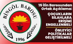 15 İlin Barosundan Ortak Açıklama:  Önleyici Politikalar Geliştirilmeli