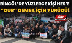 Bingöl’de Yüzlerce Kişi HES’e “Dur” Demek İçin Yürüdü!