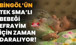 Bingöl’ün Tek SMA’lı Bebeği Efrayim İçin Zaman Daralıyor!