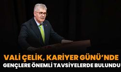 Vali Çelik, Kariyer Günü’nde Gençlere Önemli Tavsiyelerde Bulundu