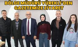 BİK Bölge Müdürü Yürekli'den Gazetemize Ziyaret