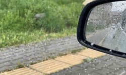 Tunceli'de Dolu Yağışı Etkili Oldu